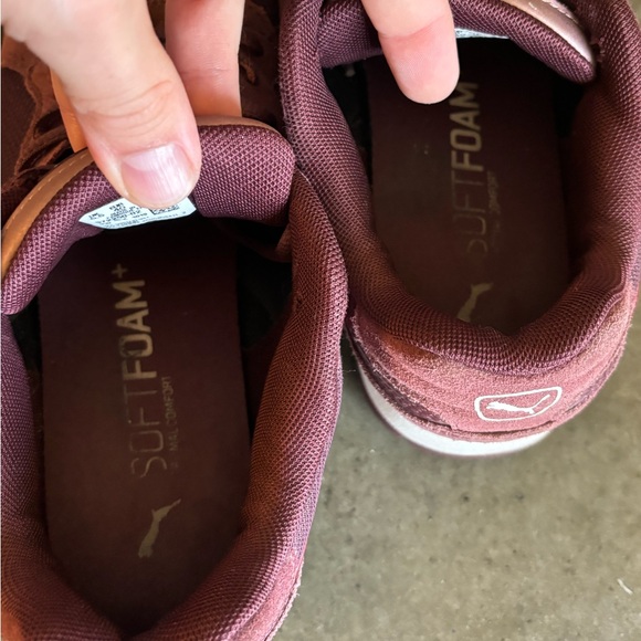 Puma Vista Metallic Women’s Sneakers Size 9 Burgundy / Purple / Excellent Used - Picture 11 of 12